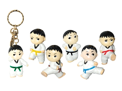 KICKING BOY KEYCHAIN